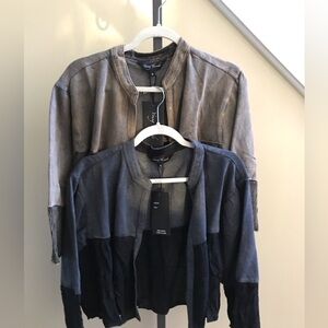 YOUNG THREADS Cardigan Shrug Black med  X-Large Olive Medium 3